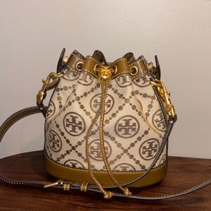 Brown and Gold Women's Bag